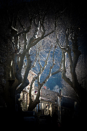 Lumières de rue à Mazaugues