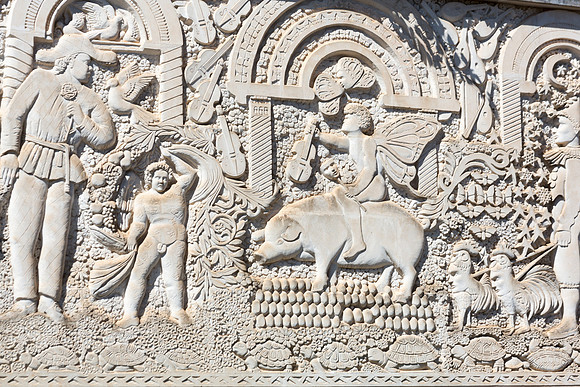 Un mur sculpté