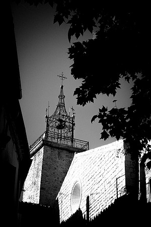 L'église et le clocher du Val