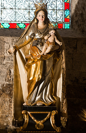 La Vierge de l'église de Barjols