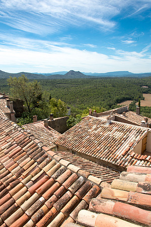 Les toits de Fox-Amphoux