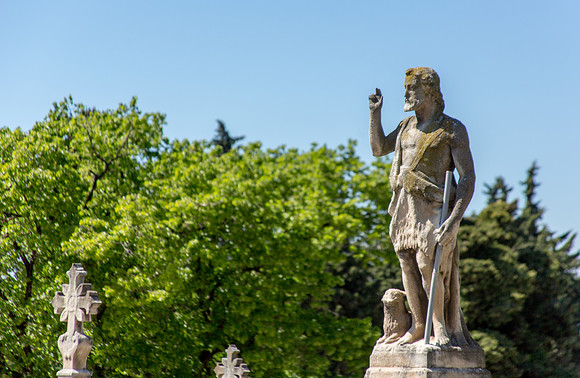 Le Bon Pasteur au cimetière Saint-Pierre
